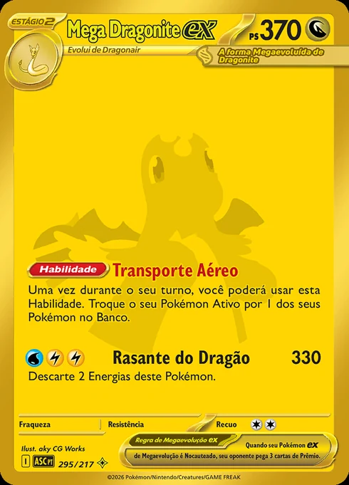 Mega Dragonite ex, ME2.5 295/217, Hiper Rara